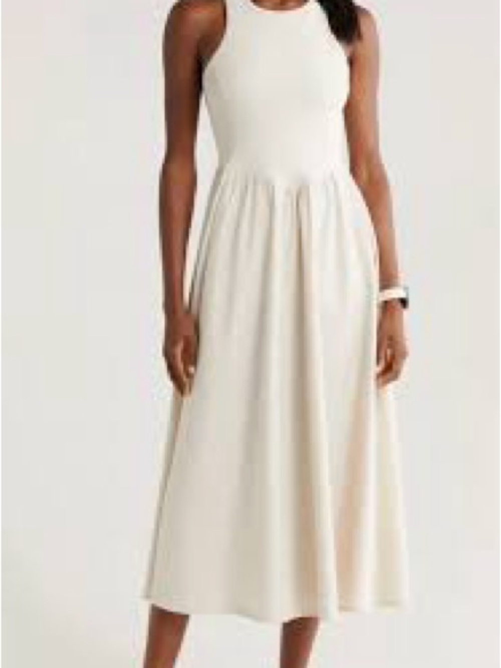 lululemon athletica Cream Sleeveless Maxi Dress - Picture 1 of 11
